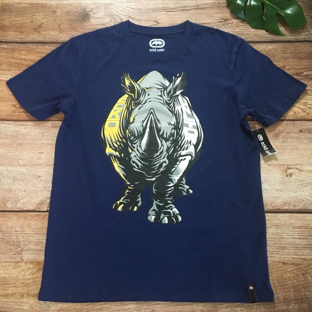 Ecko unltd NWT Navy Blue Rhino Tee Size Large